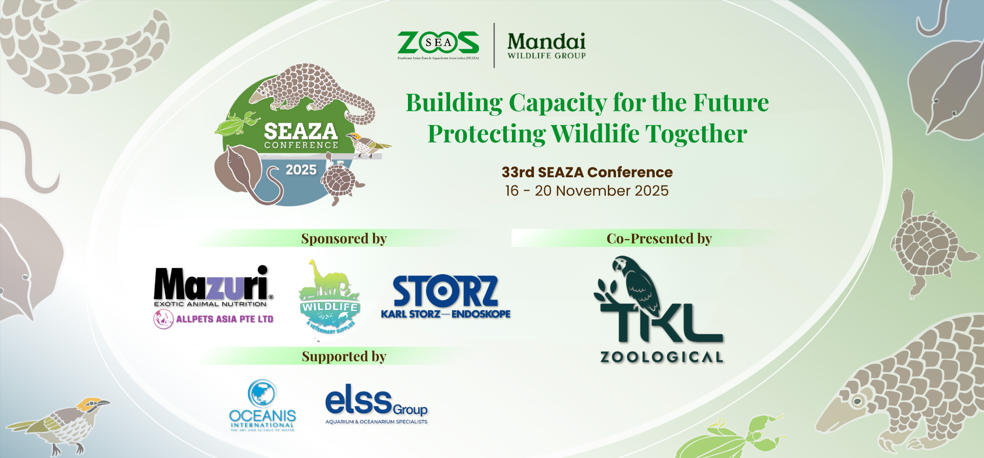 The 33rd SEAZA Conference is supported by (2)